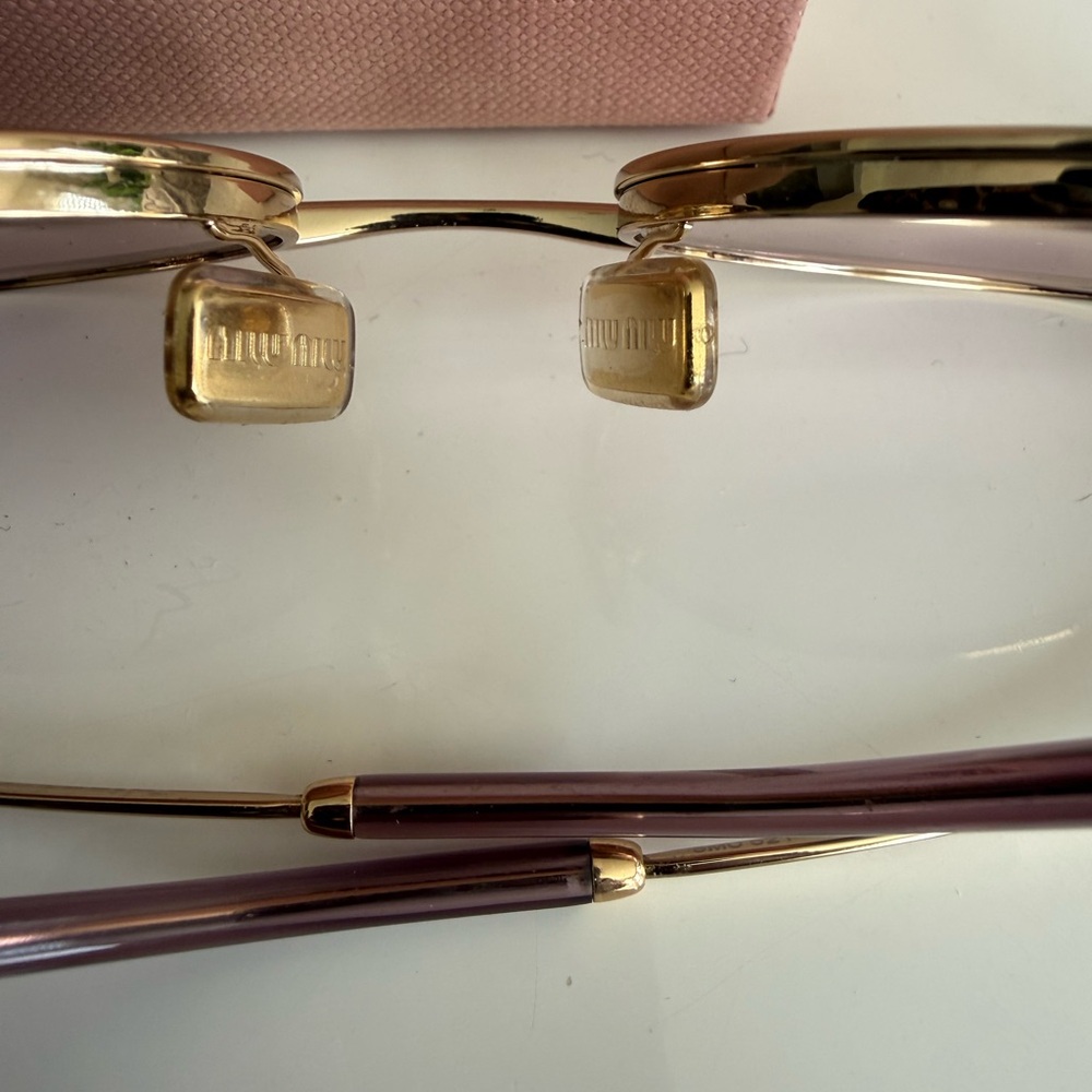 NWOT Miu Miu Logo Sunglasses - Picture 9 of 14